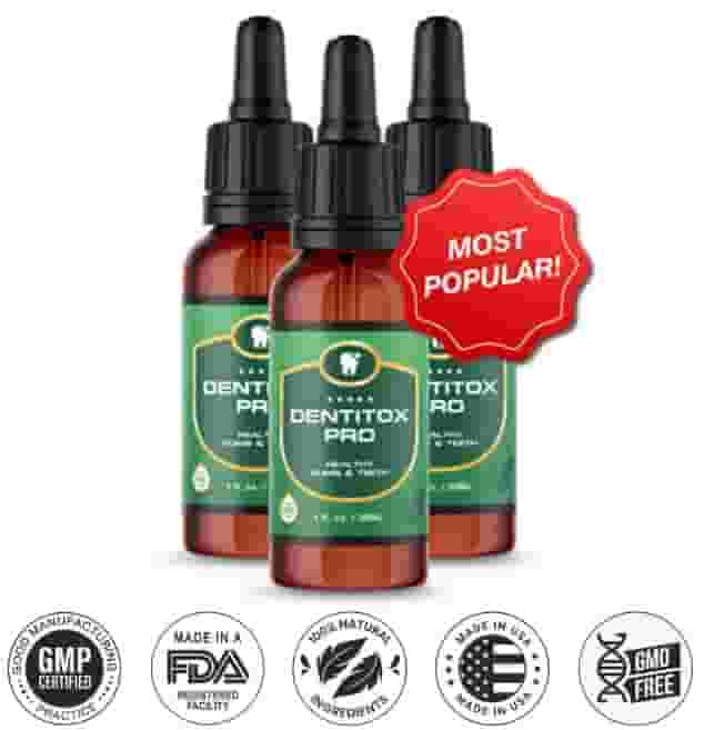 Dentitox Pro official supplement bottle
